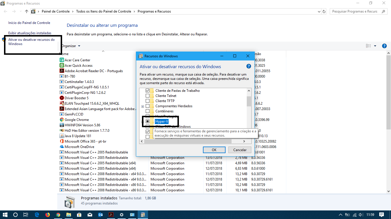 Activate Deactivate Windows Features Nutstree 8012